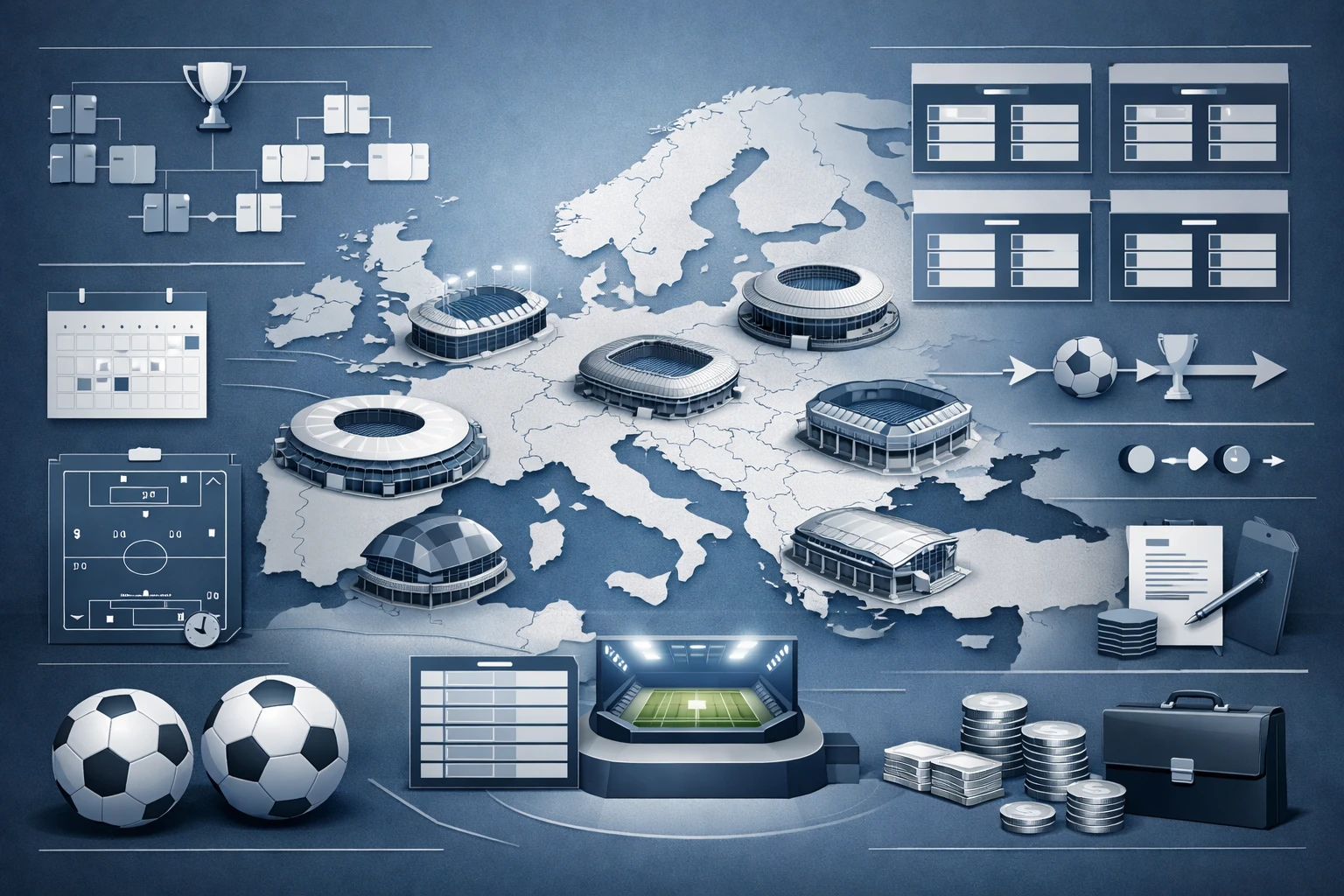 Panorama de las competiciones de la UEFA